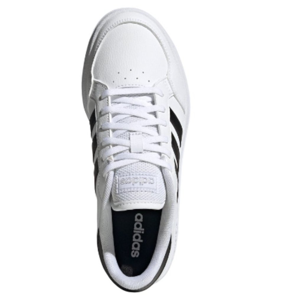 adidas Men's Sportswear Breaknet Shoes White/Black 11 - Picture 5 of 9